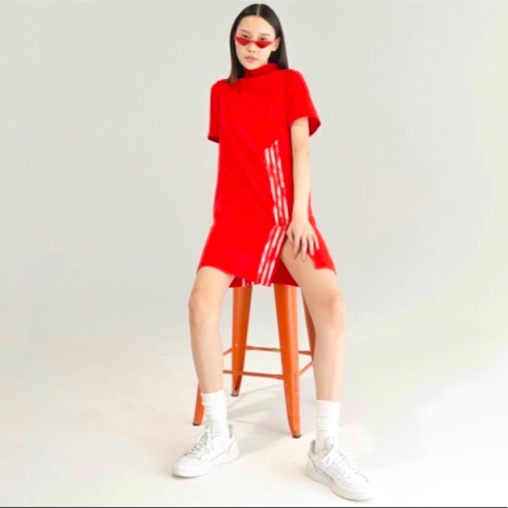 Adidas originals x Danielle Cathari Red Dress size XS